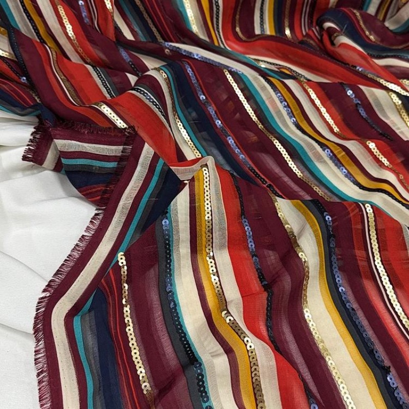Красочная полосатая вышитая тк – обзор и цена Ethnic Fashion Design